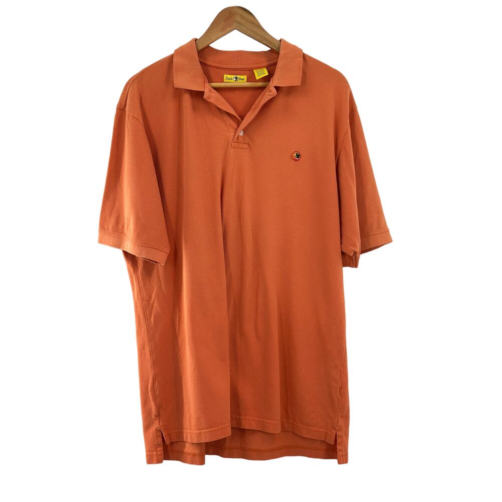 Duck Head vintage size large men’s golf polo‎ Orange